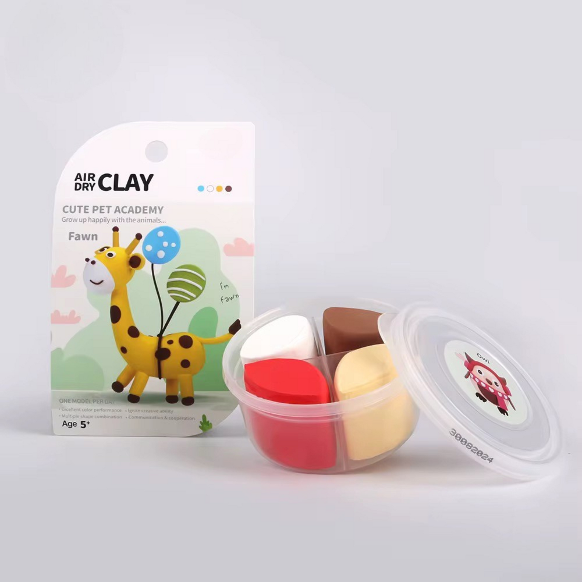 OLiHUG Animal Paradise Clay Kit – creative air dry clay set for kids and adults who love art and calm playtime. Montessori-inspired activity box that makes a perfect unique gift for birthdays, family bonding, and screen-free relaxation.