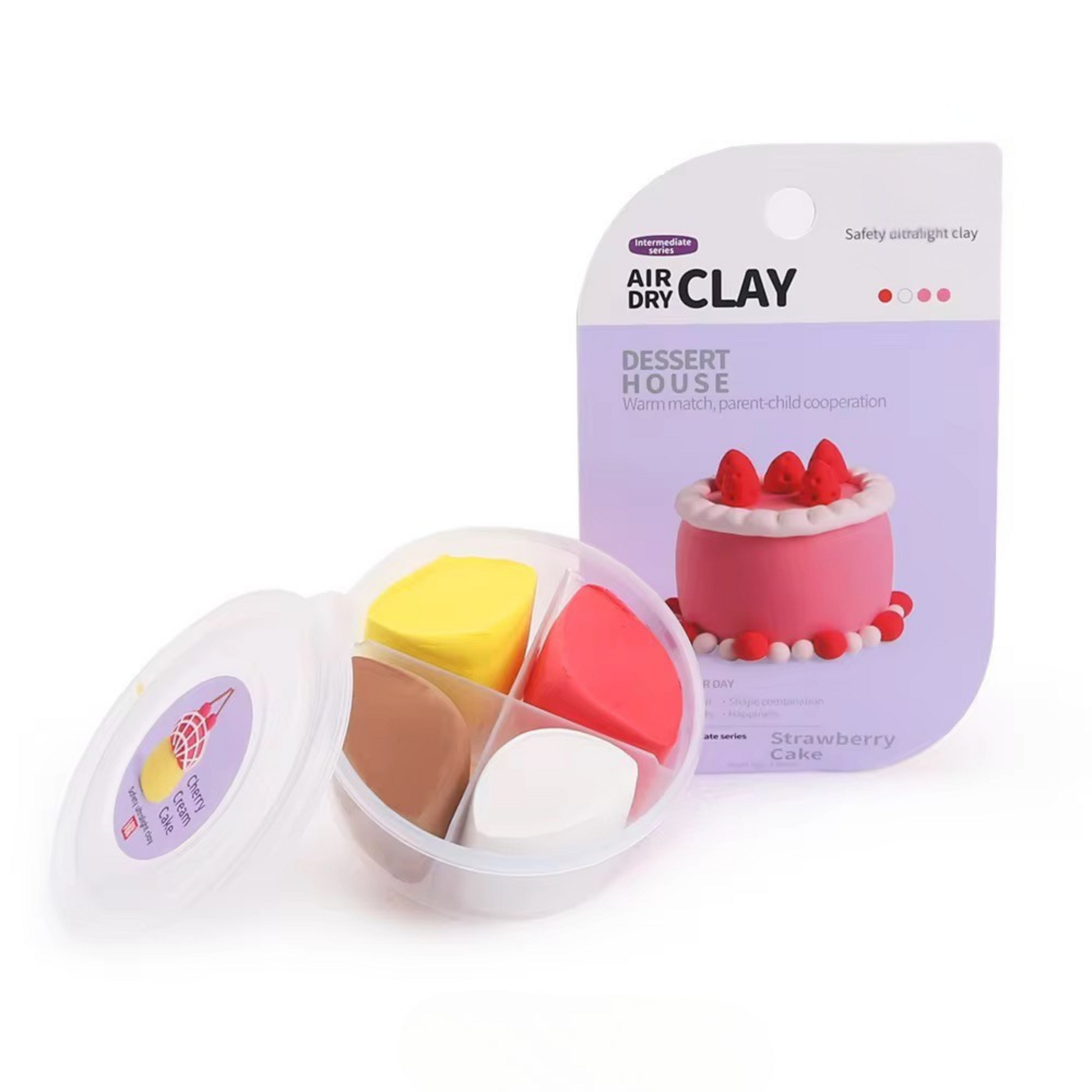 Travel-friendly air-dry clay pod with dessert theme. Great for on-the-go creativity, educational party favors, and mindful screen-free breaks. EU-approved and fun for preschoolers to teens.