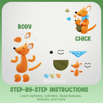 Step-by-step illustrated instructions for creating a clay chick from the Pet Academy kit. Designed for beginners. Kids develop confidence and focus while crafting their own animals using easy-to-follow guides.