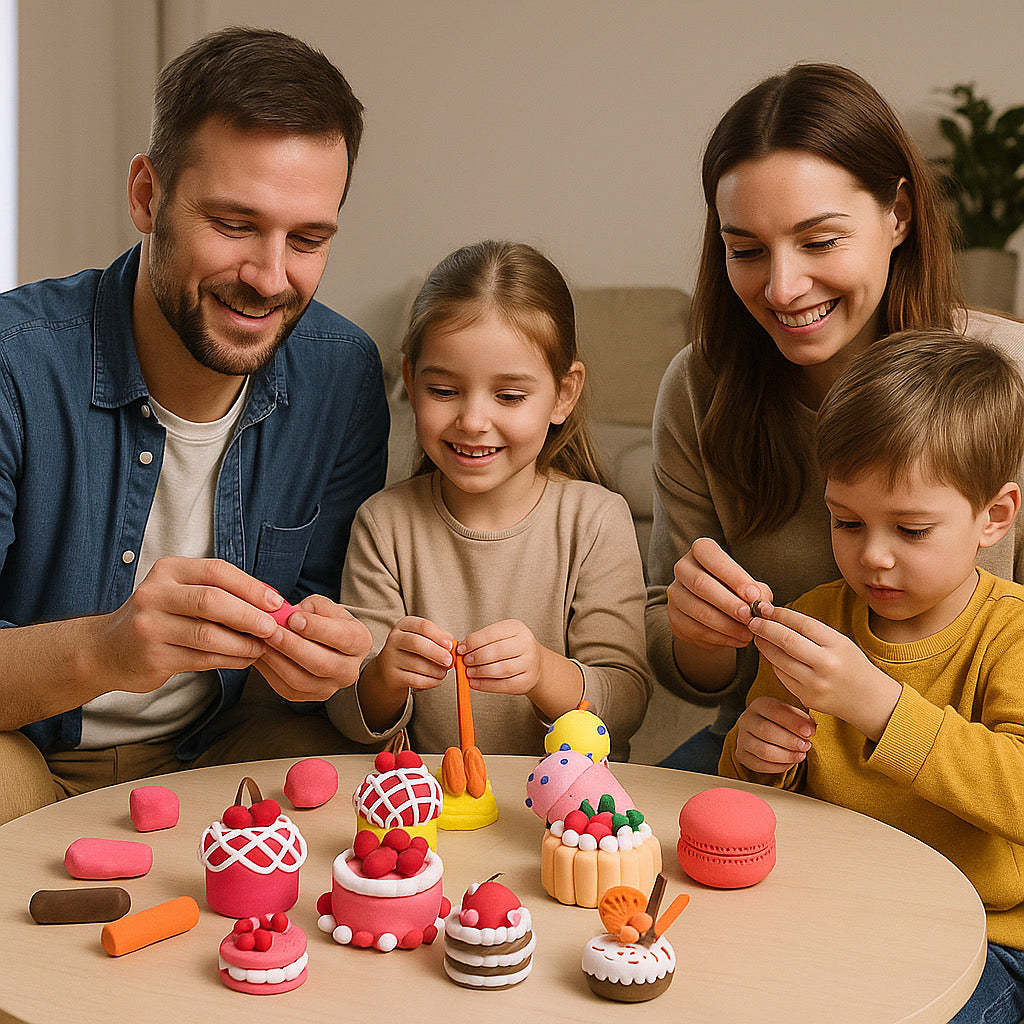 Step-by-step creative project for kids – make an adorable strawberry cake using soft, safe materials. Encourages patience, imagination, and joy through hands-on crafting.