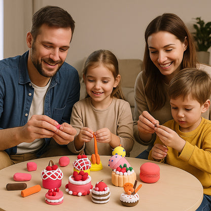 Step-by-step creative project for kids – make an adorable strawberry cake using soft, safe materials. Encourages patience, imagination, and joy through hands-on crafting.
