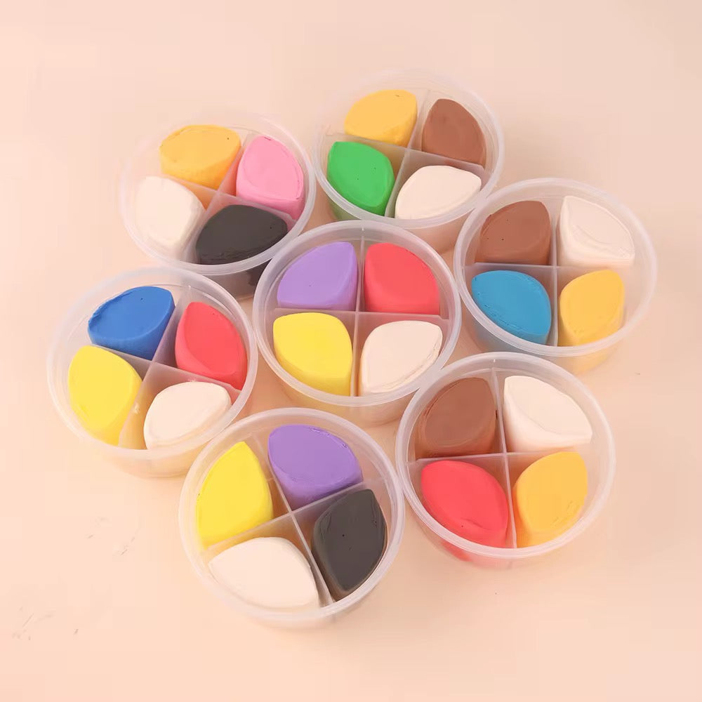 Air Dry Clay Kit – a creative DIY craft box with 12 collectible zodiac figurines. Perfect for kids and adults to relax, focus, and create art without screens. Montessori-inspired activity that develops fine motor skills, patience, and imagination. Safe, non-toxic, and eco-friendly materials.