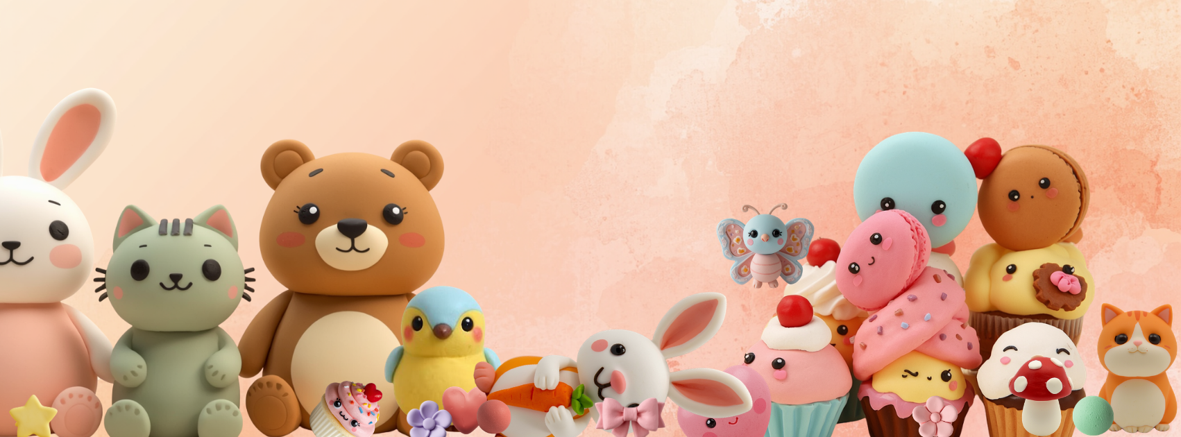DIY animal clay kit for kids, making handmade clay animals like elephant, cat, and dog. Educational craft set for creative learning, sensory play, and fine motor development.
