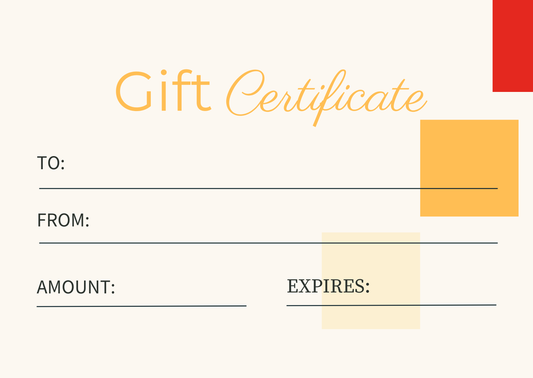 gift card for DIY air dry clay kits, digital or printable gift voucher for creative Montessori-style craft sets for kids. Perfect present for birthdays, holidays, and educational play, allowing customers to choose animal, food, space, or zodiac themed clay activity kits.