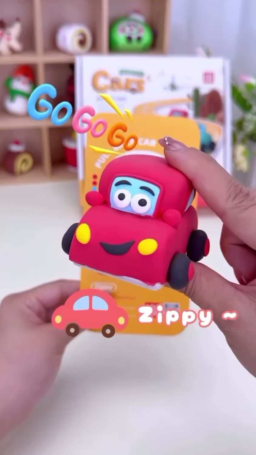 Air dry clay car kit with colorful racing cars, clay tubs, sculpting tools and packaging box, build and play DIY toy set for kids, screen free creative activity that develops fine motor skills and imagination, non toxic soft clay kit by OLIHUG made with Loufor air dry clay, perfect gift for toddlers and children