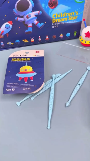 Montessori Clay Kit for Kids – Creative Space Adventure Activity